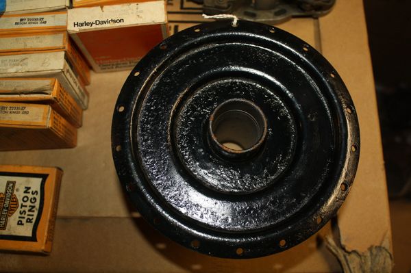 Used 43606-55 Front Wheel Hub (Brakeless) 1955 and 1956 125cc only.
