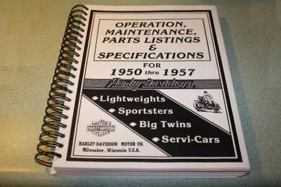 Operation, Maintenance,Parts Listings and Specifications Book