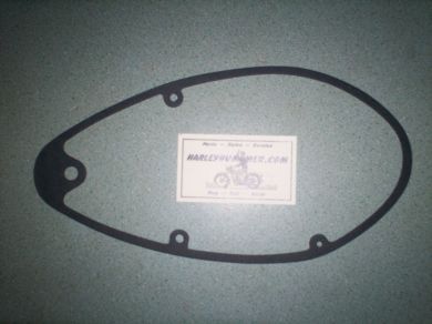 25411-47 Side Cover Gasket, Harley Hummer Engine, Side Cover Gasket, Model, 125, 165, clutch, 1948, 1949, 1950, 1951, 1952, 1953, 1954, 1955, 1956, 1957, 1958, 1959, 1960, 1961, 1962, 1963, 1964, 1965, 1966, Bobcat, Ranger, S, ST 165,