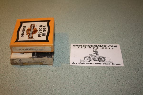 NOS 22337-53 Piston Ring Set Harley 165 .020"