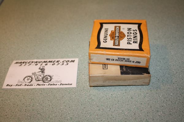 NOS 22338-53 .030" Piston Ring Set Harley 165