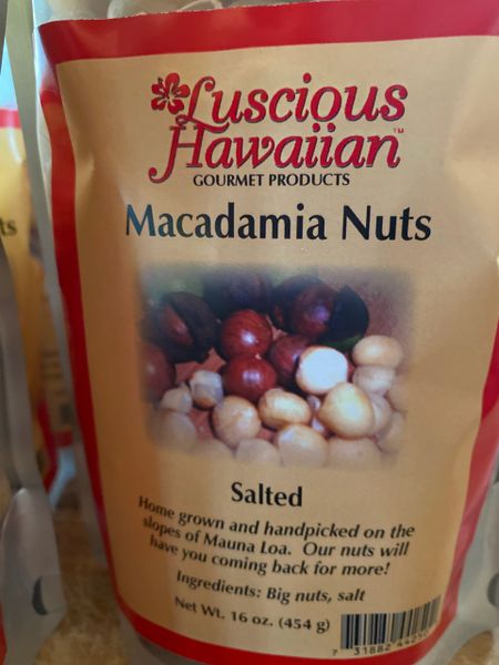 Lightly Salted Macadamia Nuts 16 oz. (1) LB