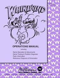 WHIRLWIND PINBALL MANUAL (REPRINT)