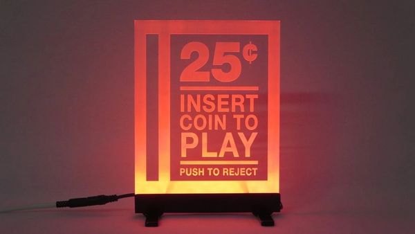 COIN SLOT LED SIGN