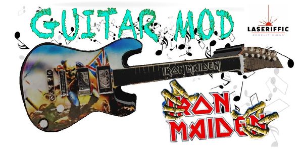 IRON MAIDEN ELECTRIC GUITAR MOD