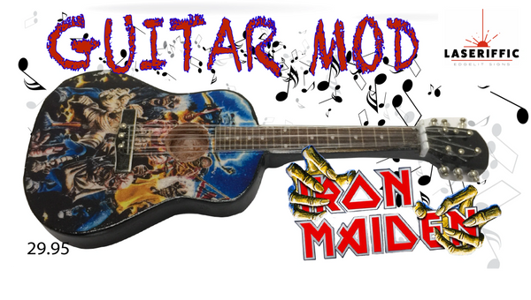 IRON MAIDEN ACOUSTIC GUITAR MOD