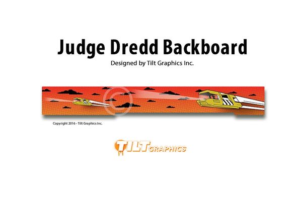 JUDGE DREDD BACKBOARD