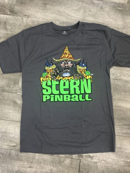STERN PINBALL GRAY WIZARD T-SHIRT