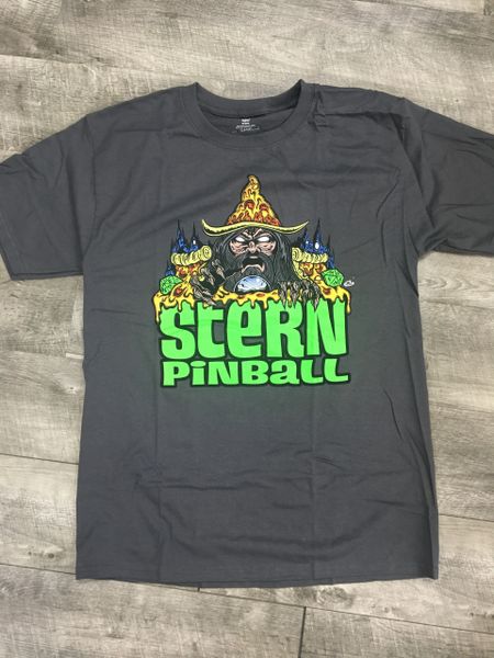 STERN PINBALL GRAY WIZARD T-SHIRT