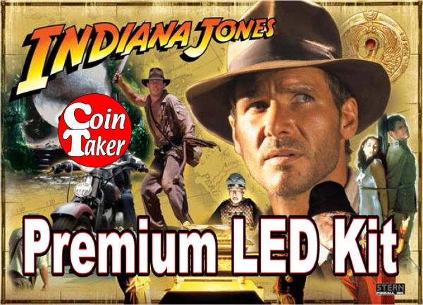 STERN INDIANA JONES LED Kit w Premium Non-Ghosting LEDs