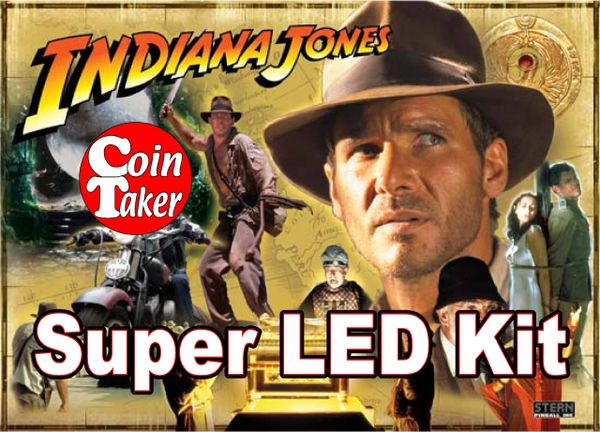 STERN INDIANA JONES-2 LED Kit w Super LEDs