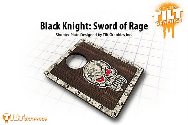 Black Knight: Sword of Rage 3D Shooter Plate