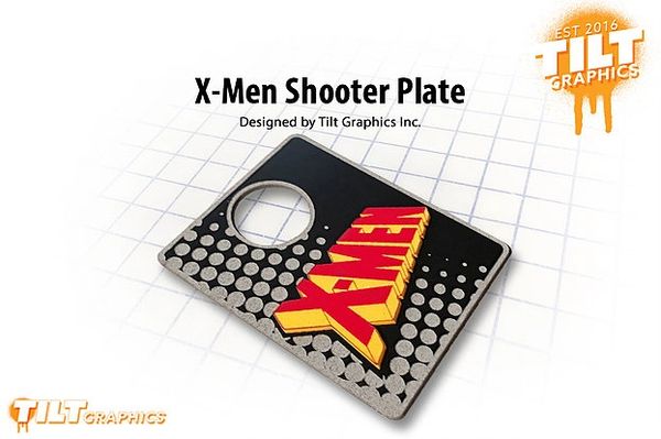 X-Men 3D Shooter Plate