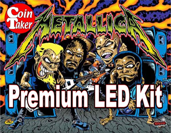 METALLICA-4 LED Kit w Premium Non-Ghosting LEDs (BLACK ROSE EDITION)