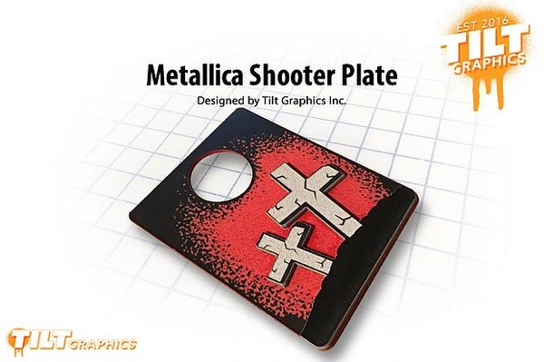 Metallica 3D Shooter Plate