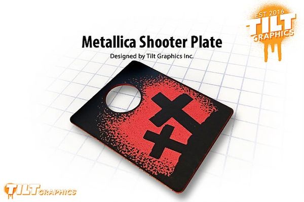 Metallica Shooter Plate