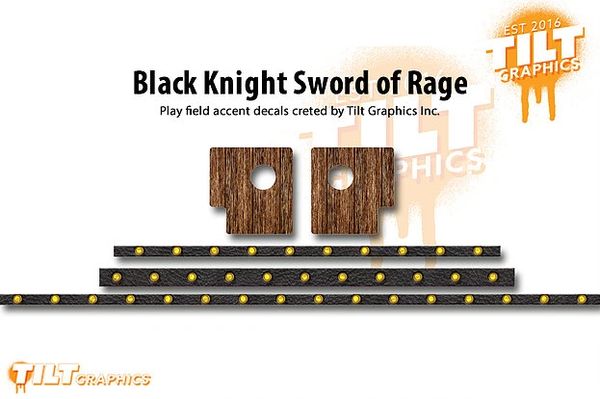 Black Knight Sword of Rage: Playfield Accent Decals