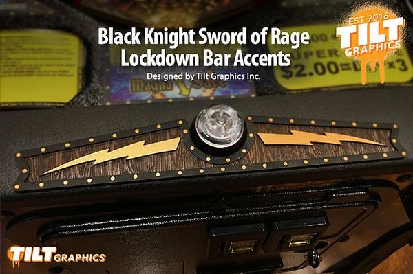 Black Knight Sword of Rage Lockdown Bar Accents