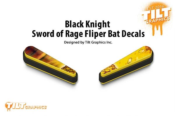 Black Knight Sword of Rage: Coins Flipper Bat Decals