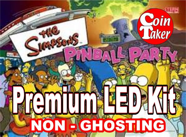 SIMPSONS PINBALL PARTY-1 LED Kit w Premium Non-Ghosting LEDs