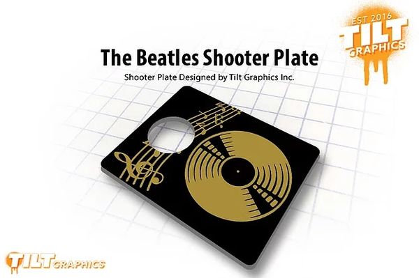 The Beatles Shooter Plate by Tilt Graphics