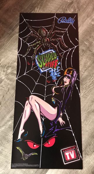 SCARED STIFF AUTOGRAPHED BANNER