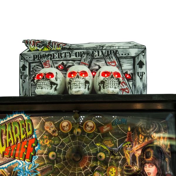 SCARED STIFF METAL PINBALL TOPPER