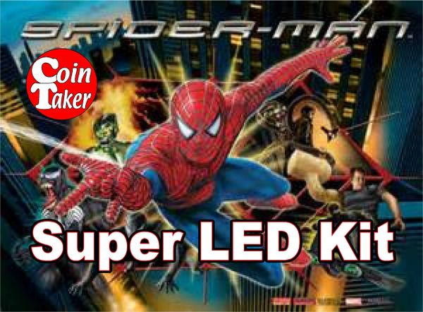 SPIDERMAN / & BLACK-2 LED Kit w Super LEDs