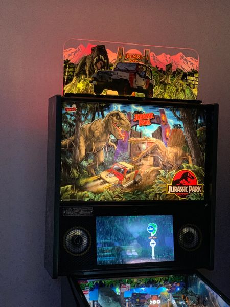 JURASSIC PARK JEEP PINBALL TOPPER