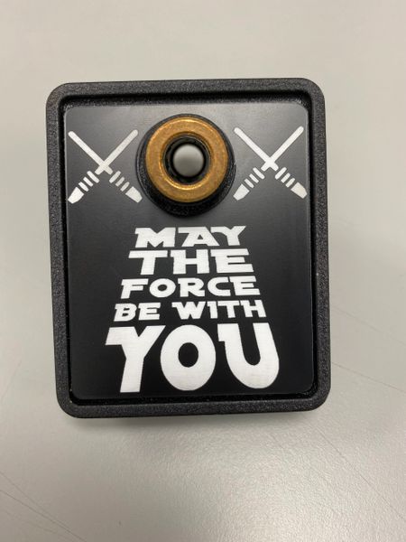 Star Wars "May The Force Be With You" Shooter Plate