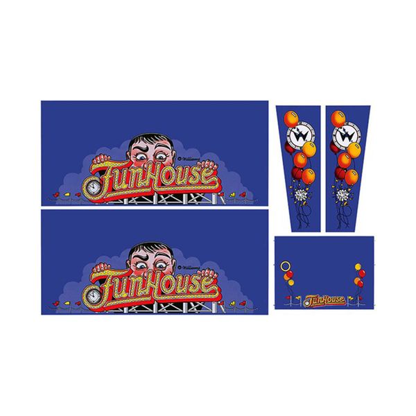 Funhouse cabinet decals
