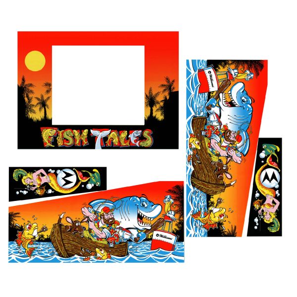 FISH TALES CABINET DECALS