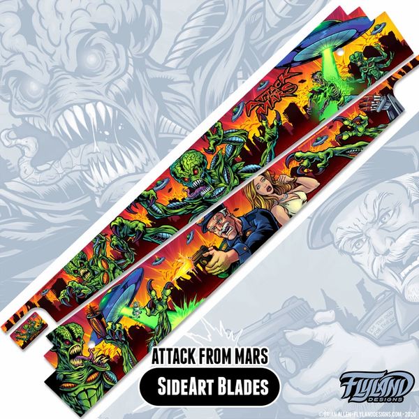 Attack From Mars Art Blades by Flyland Designs