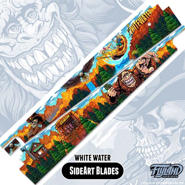 White Water Side Art Blades by Flyland Designs