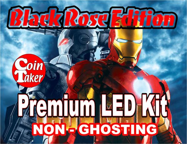 IRON MAN-4 LED Kit w Premium Non-Ghosting LEDs (BLACK ROSE EDITION)