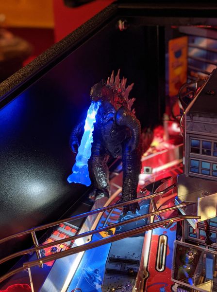 Godzilla Pinball Interactive Fire-Breathing Godzilla