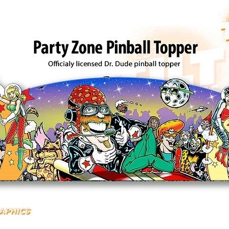 PARTY ZONE PINBALL TOPPER