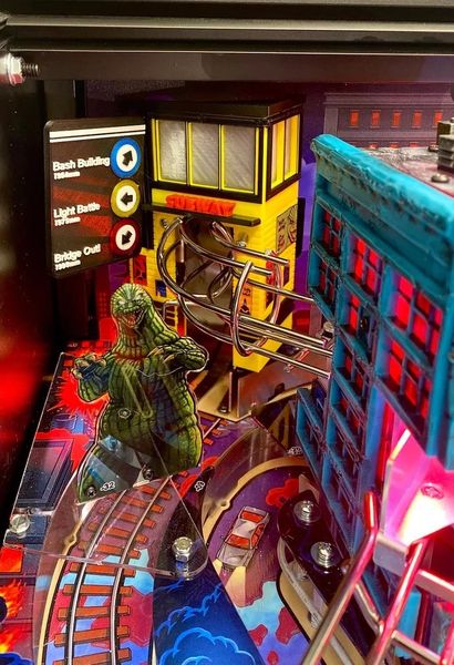Godzilla Pinball Subway Building Upgrade