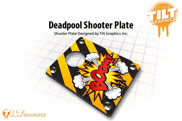 Deadpool Hazard-Boom Shooter Plate