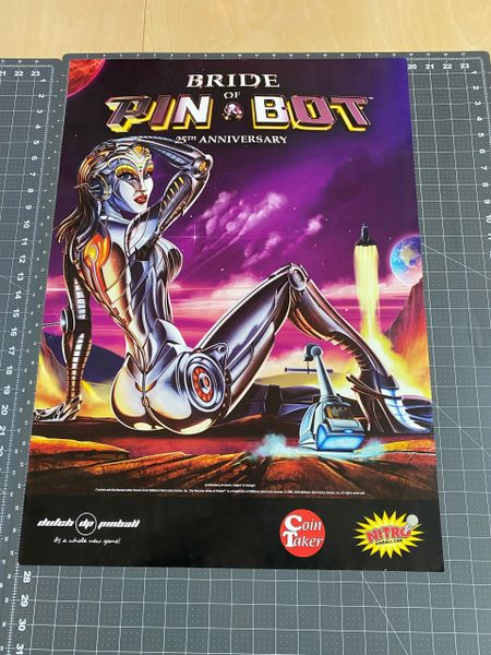 Bride of Pinbot 25th Anniversary Poster