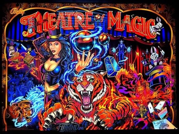 Theatre of Magic Alternate Acrylic Backglass (Limited Edition)