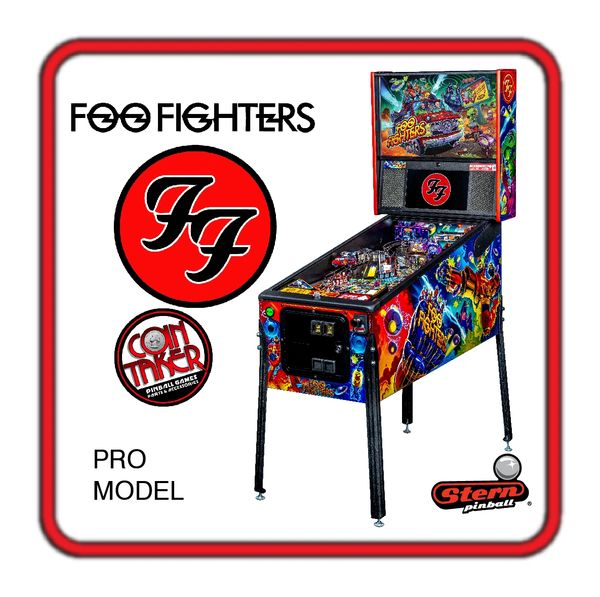 Stern Pinball Foo Fighters Pro Pinball Machine