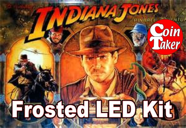 3. 1993 INDIANA JONES BALLY/WILLIAMS LED Kit w Frosted LEDs