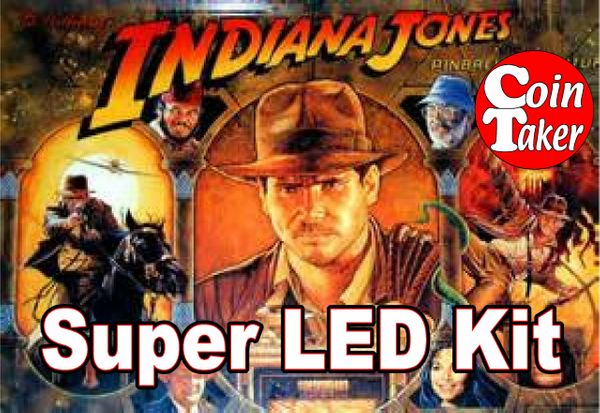 2. 1993 INDIANA JONES BALLY/WILLIAMS LED Kit w Super LEDs