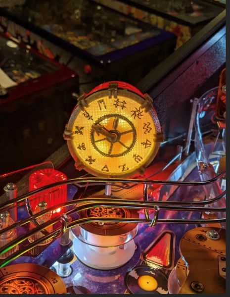 Rush Pinball PRO Interactive Illuminated Clock