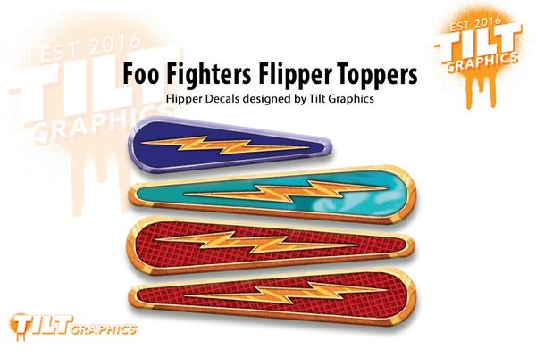 Foo Fighters Flipper Toppers