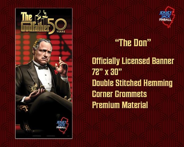 THE GODFATHER "THE DON" 50TH ANNIVERSARY BANNER