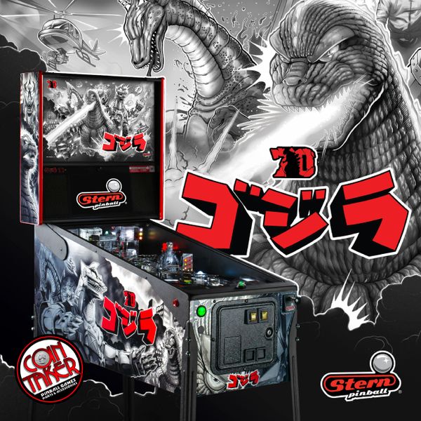 Godzilla 70th Premium Pinball by Stern
