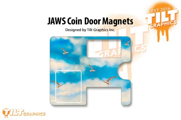 JAWS Coin Door Magnetic Overlay