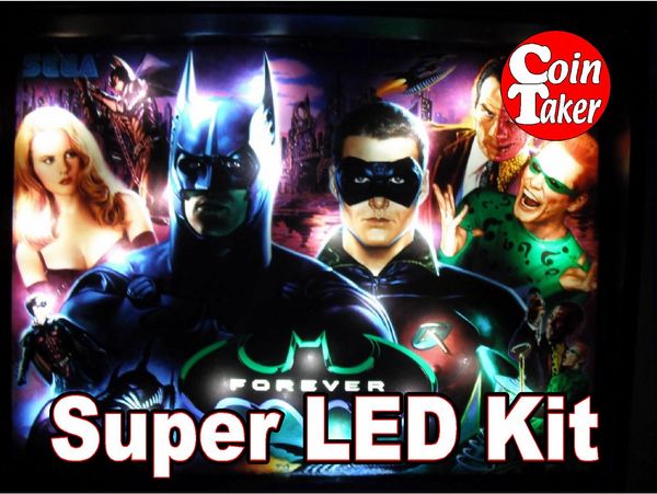 BATMAN FOREVER Super LED kit by CoinTaker | CoinTaker, distributor of  pinball machines ,toppers, and parts.